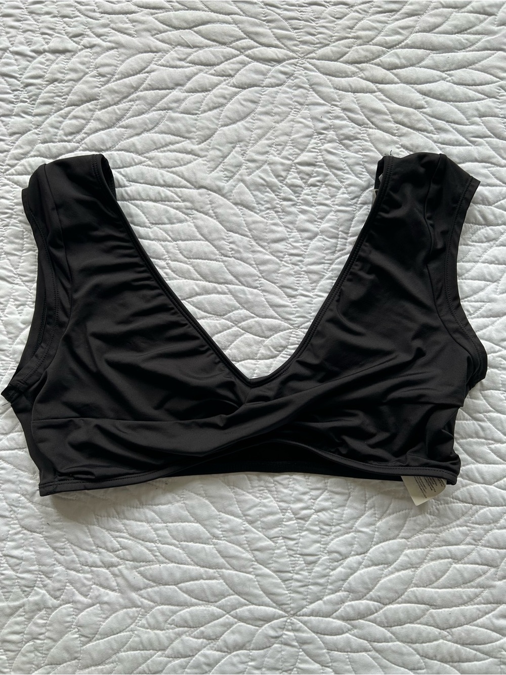 Kenneth Cole Bikini Top XL Black Swimwear